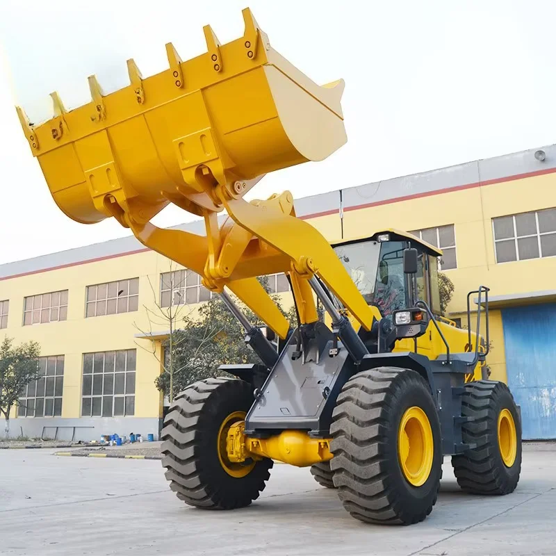 Customized  CE Approved Big Loader Machine 4x4 New Bucket Front Loaders Compact Large Wheel Loader For Farm Construction