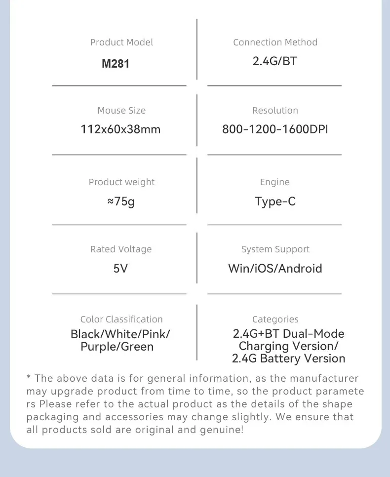 

Беспроводная геймерская мышь Bluetooth 2,4G, двухрежимная беспроводная мышь, перезаряжаемая эргономичная игровая мышь 1600 точек на дюйм для ПК, Macbook, ноутбука