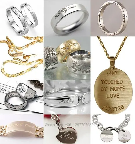 Portable Laser Engraving Machine Credit Card Fiber Laser 50w Making Machine For Steel Metal Jewelry Cutting