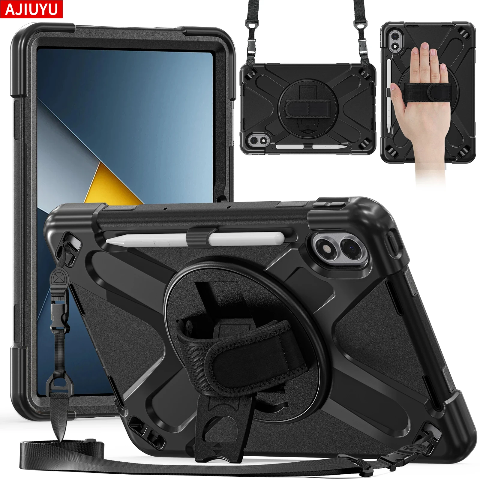 

Чехол для Xiaomi Redmi Pad 2 Pro 12.1" 2025, противоударный чехол для планшета Redmi Pad 2 Pro / Xiaomi POCO Pad M1 12.1"