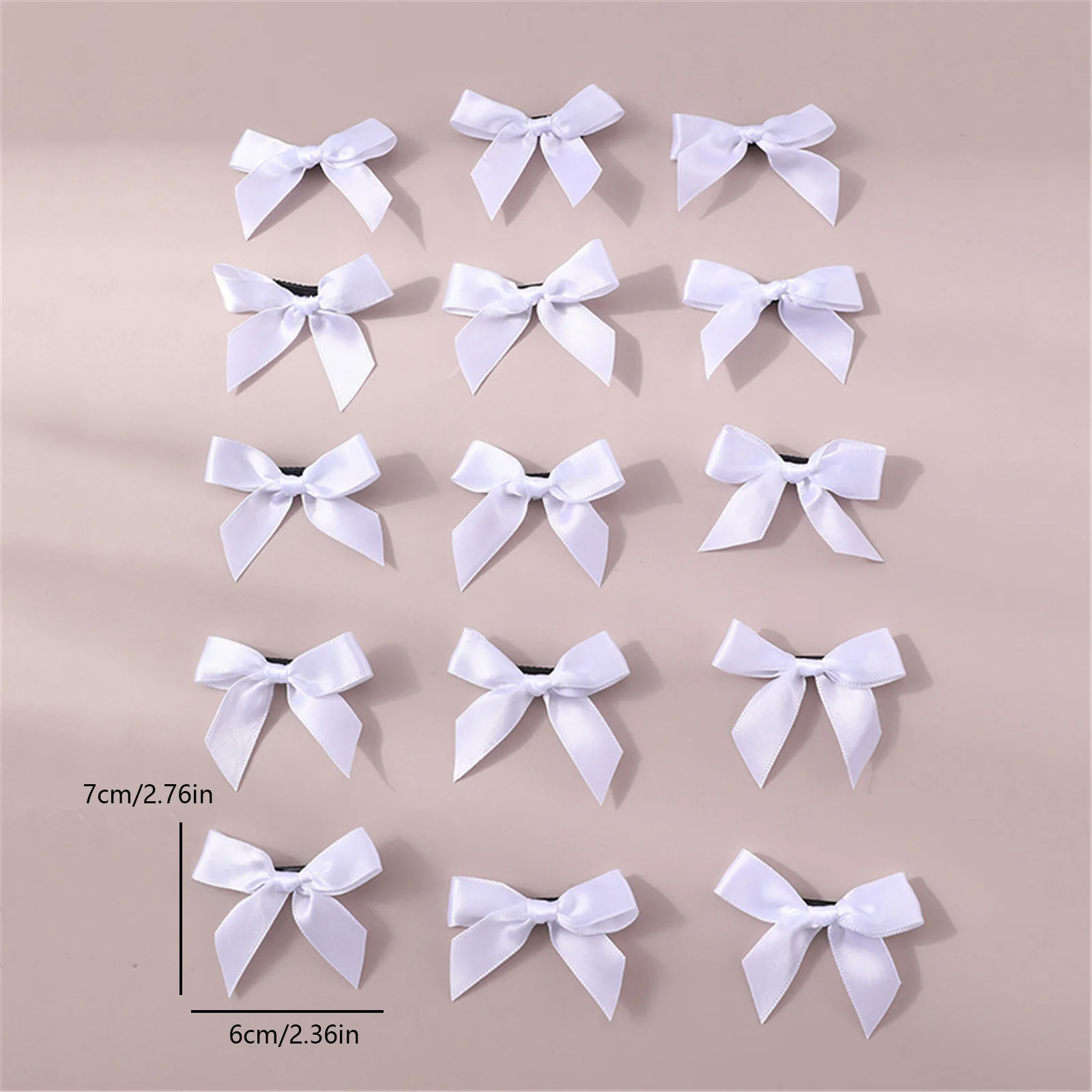 15Pcs Mini Bowknot Hair Clips for Women Girls Small Bow Hair Clips Solid Color Hair Ribbon Clip Accessory