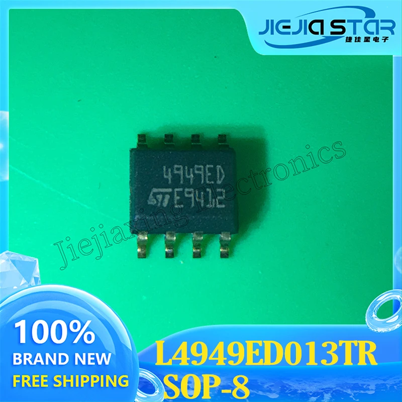 

3 pieces free shipping L4949ED 4949ED 100% brand new and original SOP-8 low dropout voltage regulator chip IC Electronics