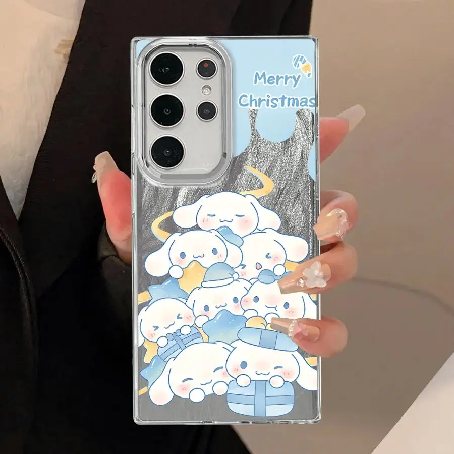 Cartoon Sanrio Melody Soft Shell Phone Case for Samsung Galaxy S20 FE S23 S24Ultra S21 S20 FE S22 Plus S25 Ultra S21+