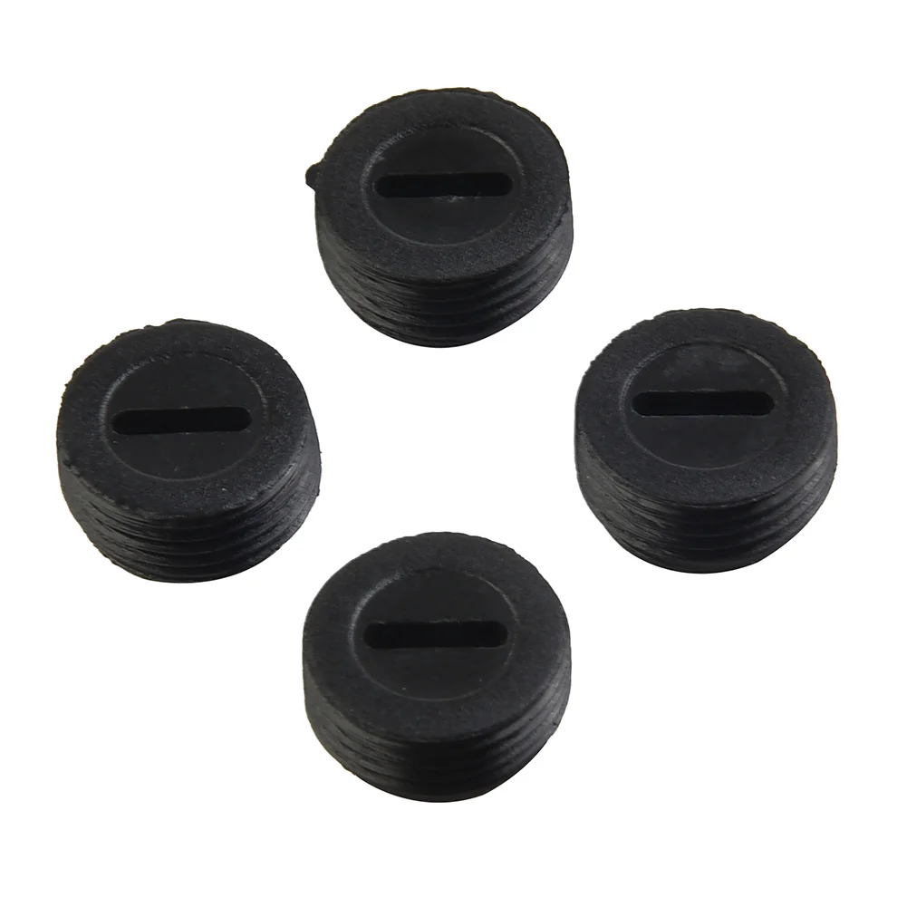 10Pcs 12/13mm Carbon Pinsel Halter Kappe Pinsel Abdeckung Schwarz Kunststoff Schraube Carbon Pinsel Halter Kappe Für elektrische Bohrer Winkel Grinder