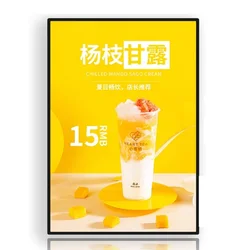 A3 led light advertising box menu led display light box 0.9CM Super Thin Board Exchangable Inner  Poster Easily HD Magic Tool