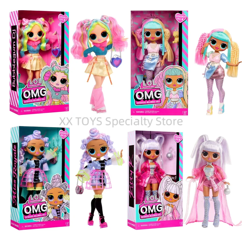 مضحك. مفاجأة! O.M.G. دمية دخول عصرية Candylicious Miss Royale Fashion Joint Mobility دمى قابلة للجمع هدايا ألعاب الفتيات #1