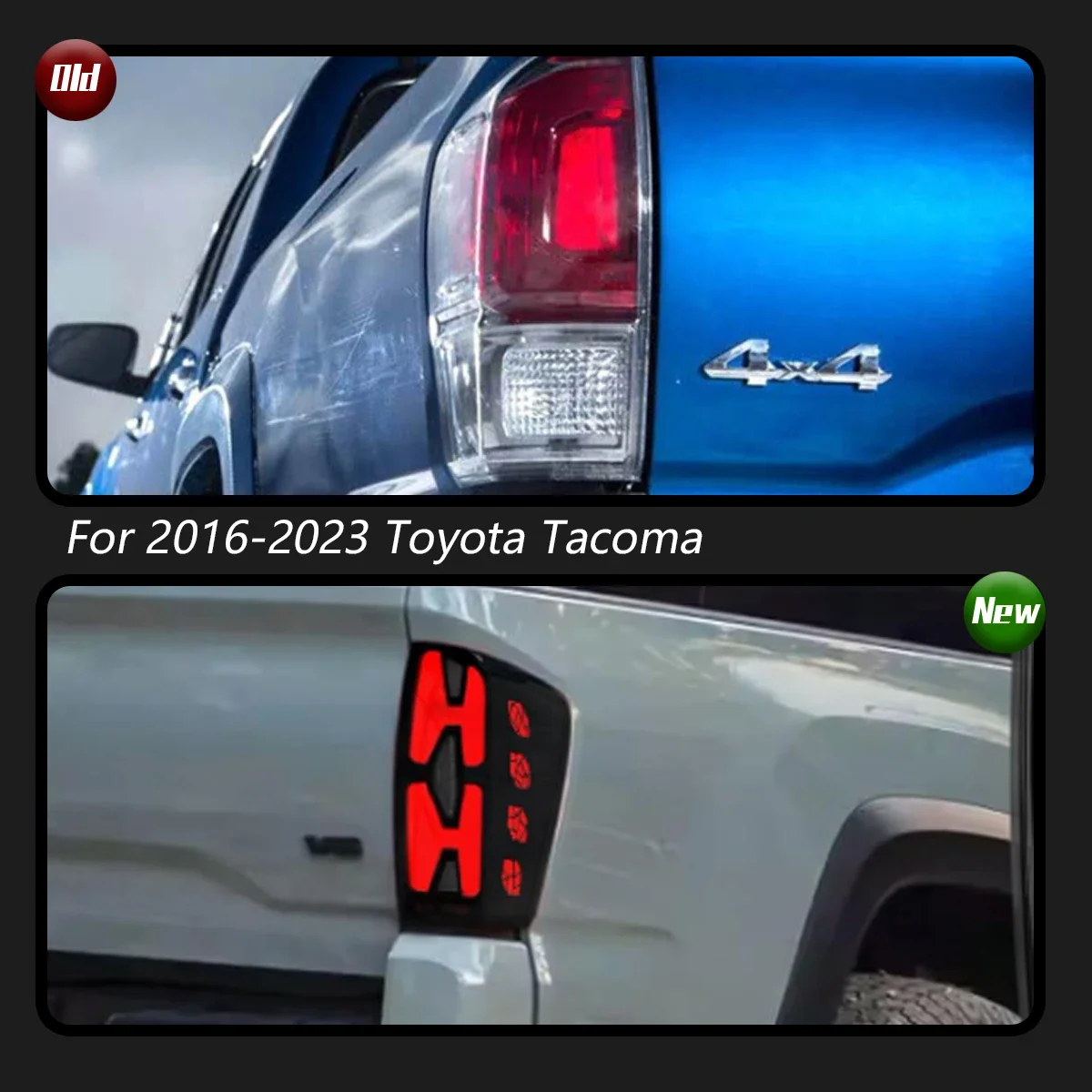 

Светодиодный задний фонарь TYPY для Toyota Tacoma 2016-2023, указатель поворота, стоп-сигнал, задний динамический ходовой указатель поворота, автозапчасти