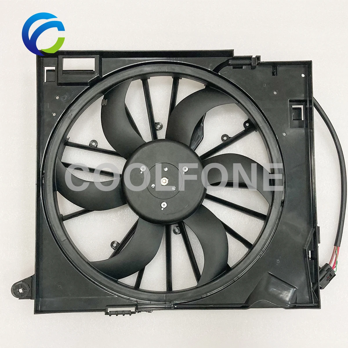 Electric Cooling Radiator Fan with Motor for JAGUAR XF X250 XJ X351 XJR XK 2.0T 2010-2015 C2D24142 CW938C607A C2D21511 C2D42525