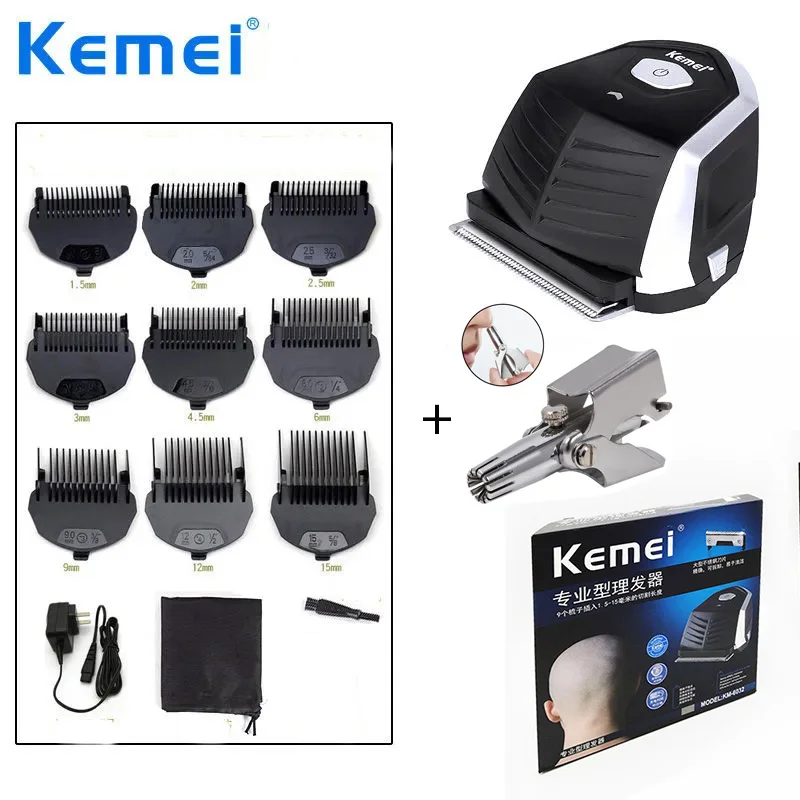 Kemei 6032 Hair Clipper UFO เครา Trimmer มินิแบบพกพาไฟฟ้าเครื่องตัดเครื่องโกนหนวด DIY Grooming สำหรับชาย