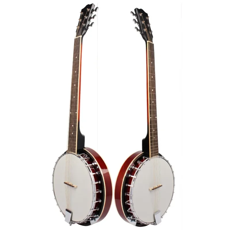 6 String Banjo Log Shabili 6 String Turtledove Practice Playing Banjo Western Instruments