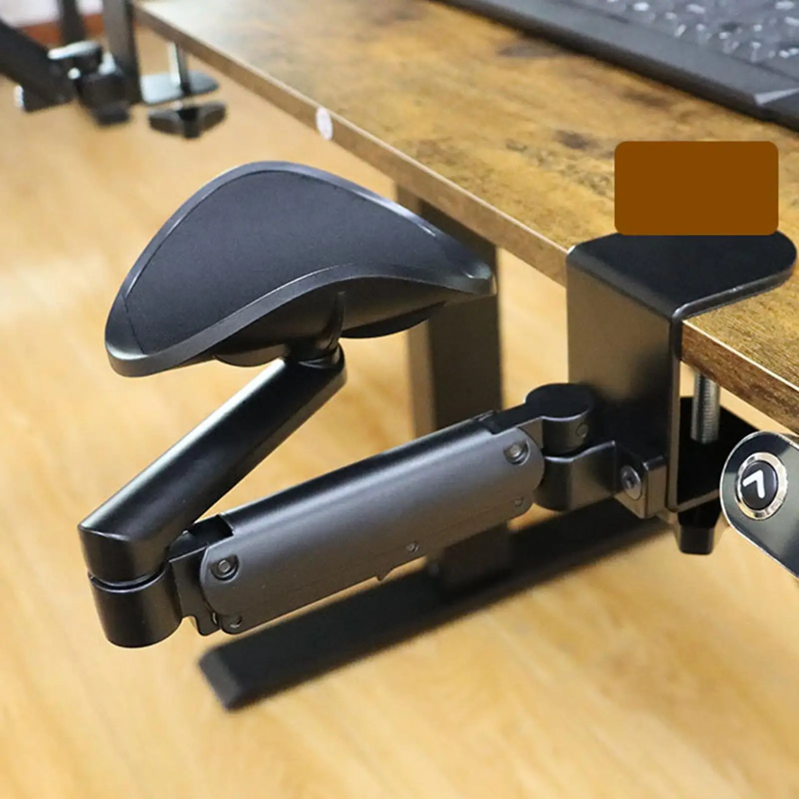 

Arm Rest Support for Desk Extender Armrest Durable for Desktop Office Laptop