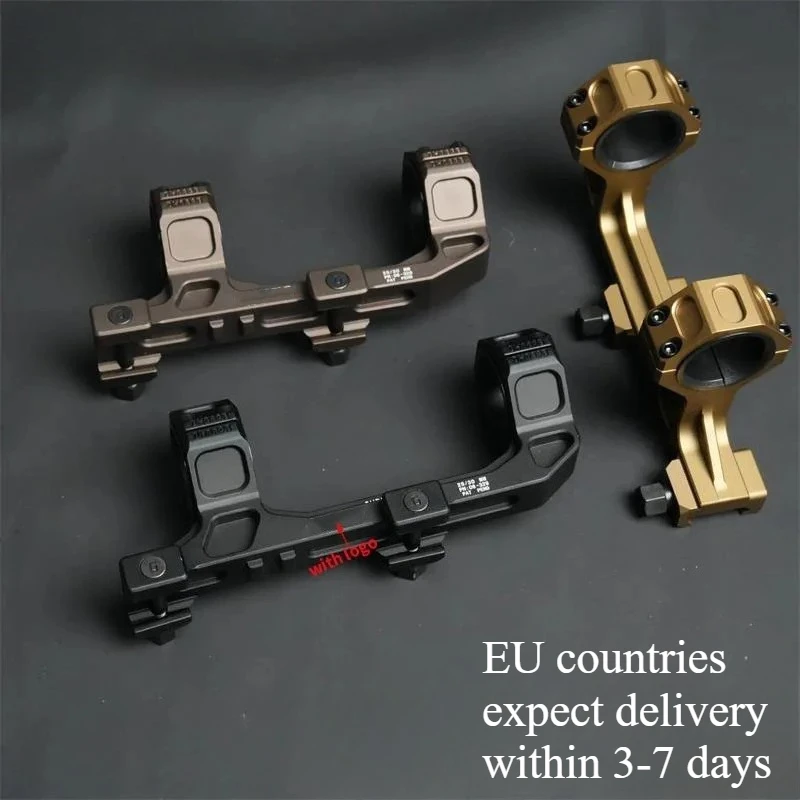 Support de lunette tactique GEISSEL 25.4/30mm pour rail de 20mm, fixation cantilever de précision pour la chasse et l'airsoft