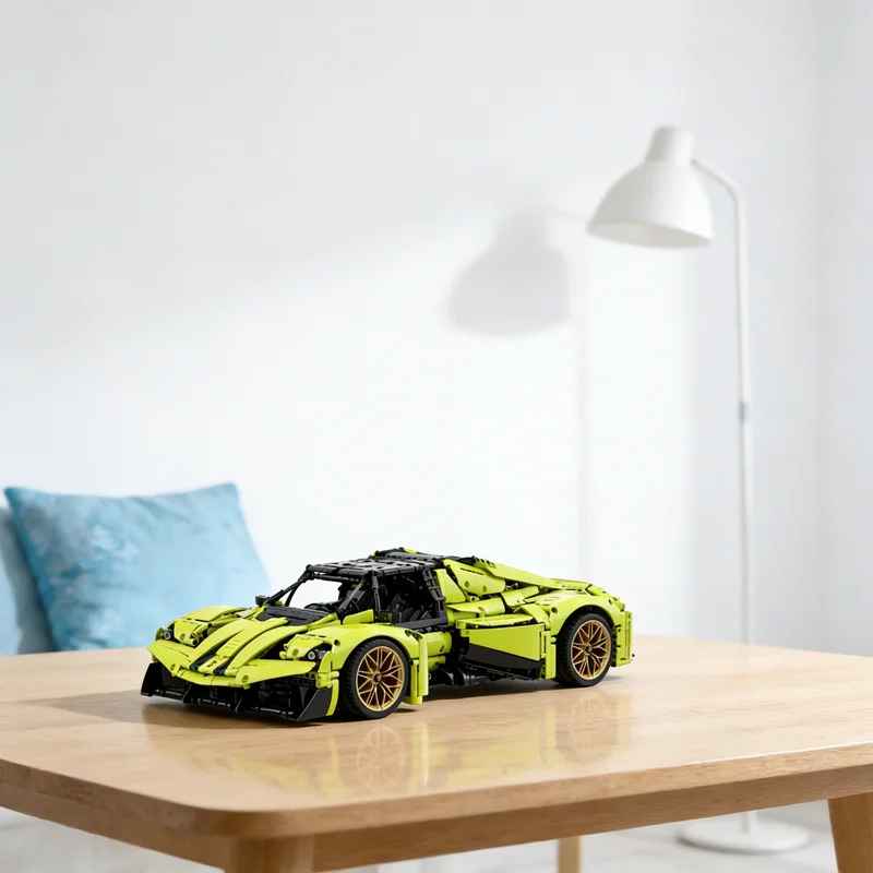 

3744 детали MOC Lamborghini Sivello: Техническая модель-конструктор, креативный подарок, коллекционный декор для детей и взрослых, премиум-класс