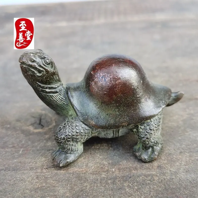 Retro Brazilian turtle Ornament Decoration Tea Pet Figurines Desk Decor Accessories