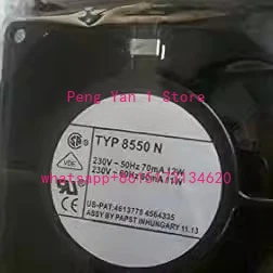 

Original TYP8550N8556230V all-metal high temperature resistant iron blade cooling fan fan