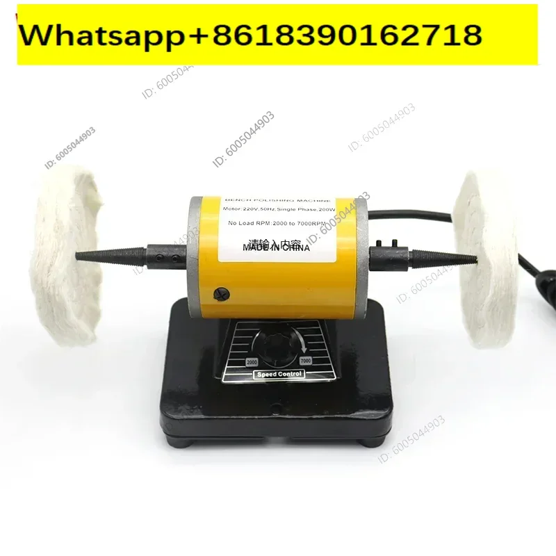 Portable l Lab Dentist Minitype Polishing Machine Lathe Mini Desk Top Polisher