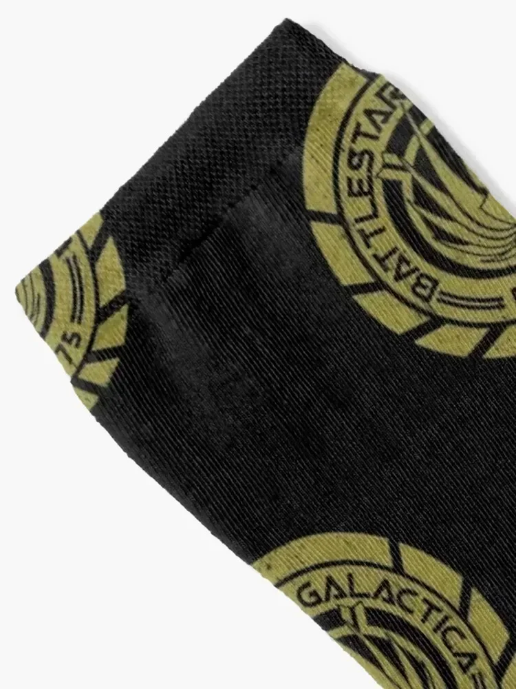 Battlestar Galactica Crest Socks custom sports funny gifts Socks For Men Women's