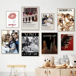 Hot TV G-Gossip G-Girls Poster No Framed Poster Kraft Club Bar Paper Vintage Poster Wall Art Painting Bedroom Study Stickers