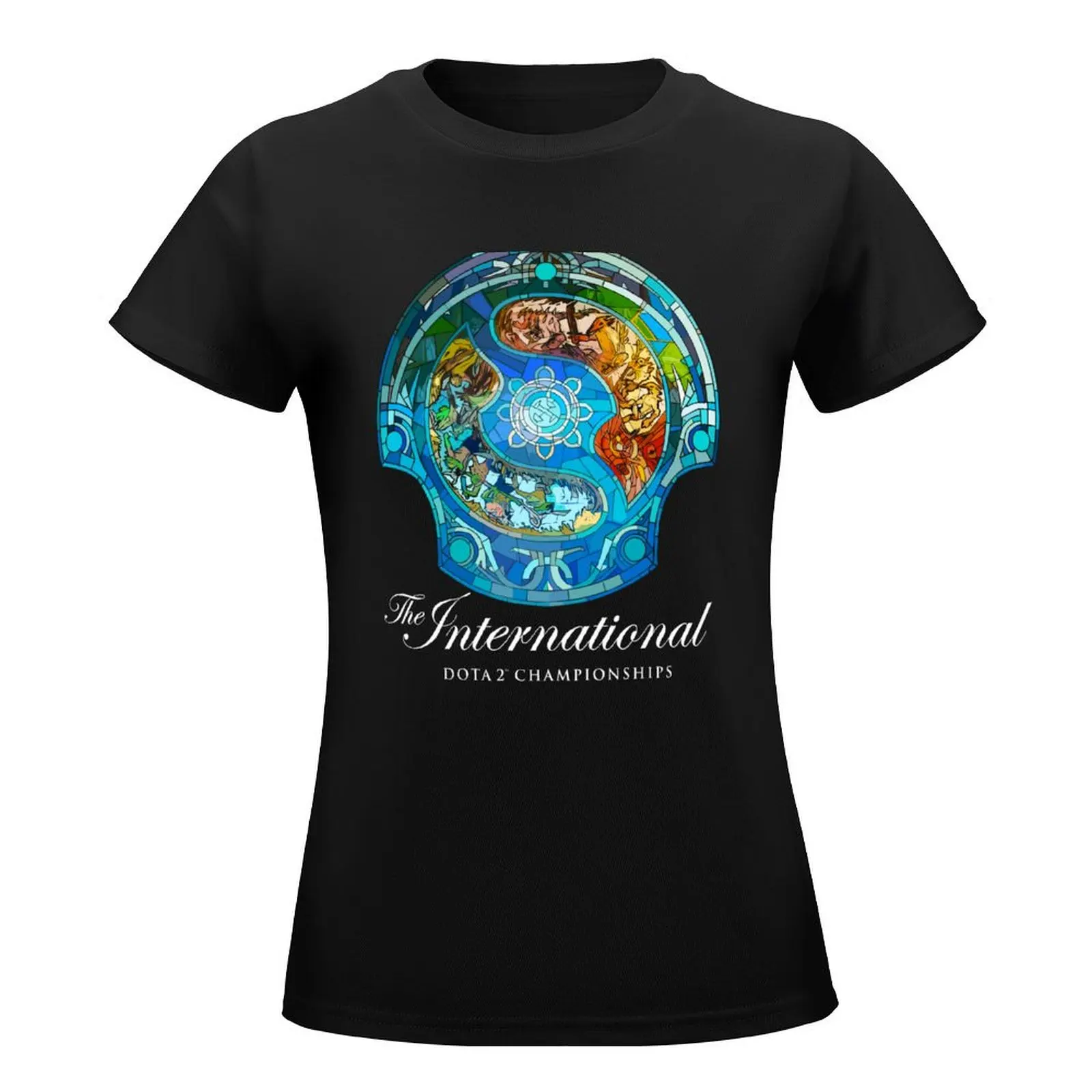 The International 2023, Aegis, Dota 2, Seattle, october T-Shirt tops cute tops plus size t shirts for Women loose fit