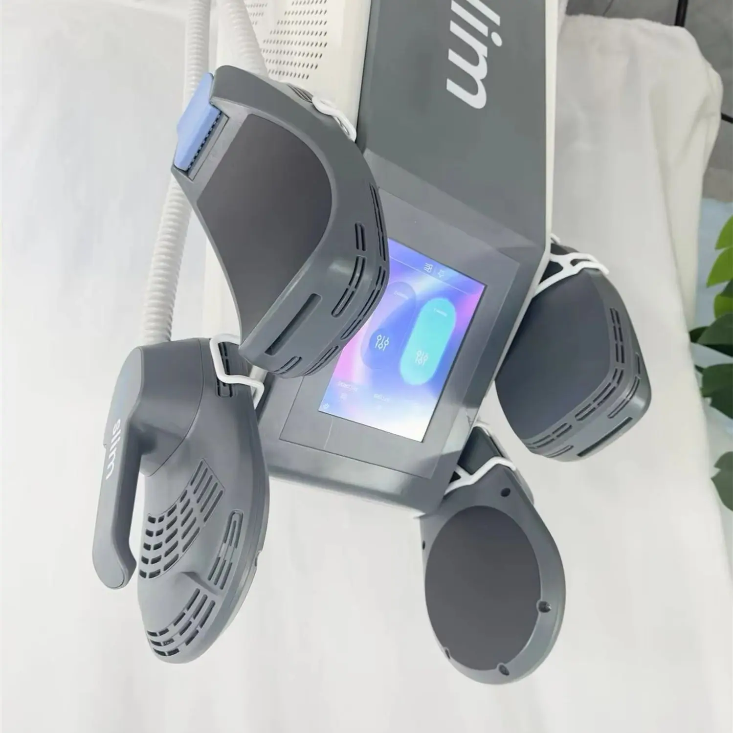 

MYOslim Body Sculpting Machine Muscle Shaping 6500W 200hz Radio Frequency RF Muscle Stimulator Device 4 Handle