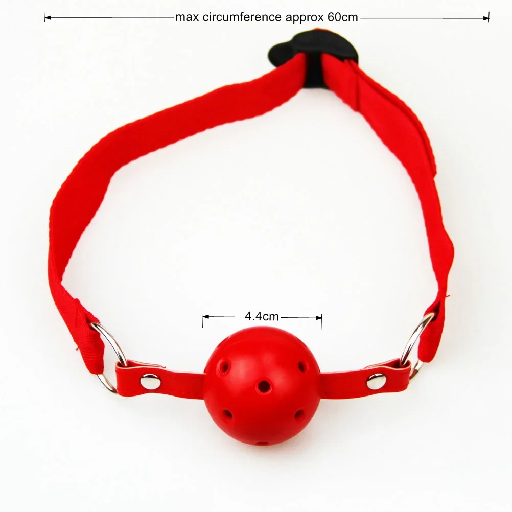 Bondage Open Mouth Gag imbracatura Restraint Solid Hollow Out ball Prodotti fetish per adulti Giochi sessuali giocattoli per donne uomini_HE159