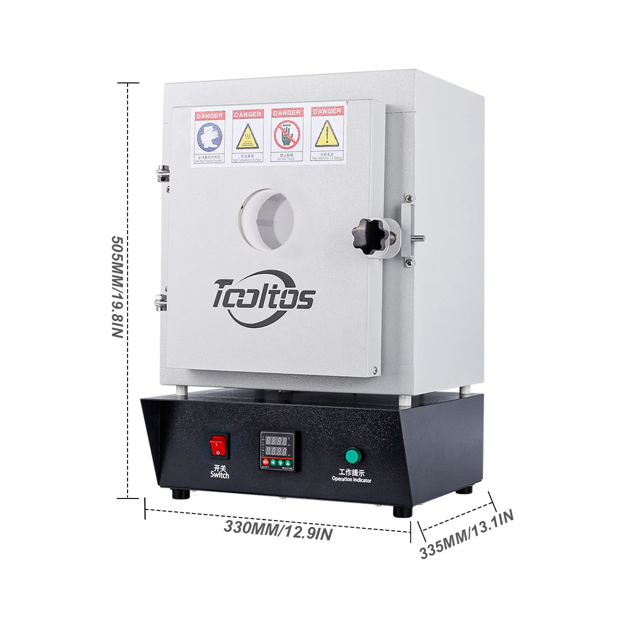1150 ℃ فرن حرق المجوهرات الحراري: نوع النافذة مع تحكم ذكي لقالب الجبس وإطلاق الشمع وصب المعادن #5