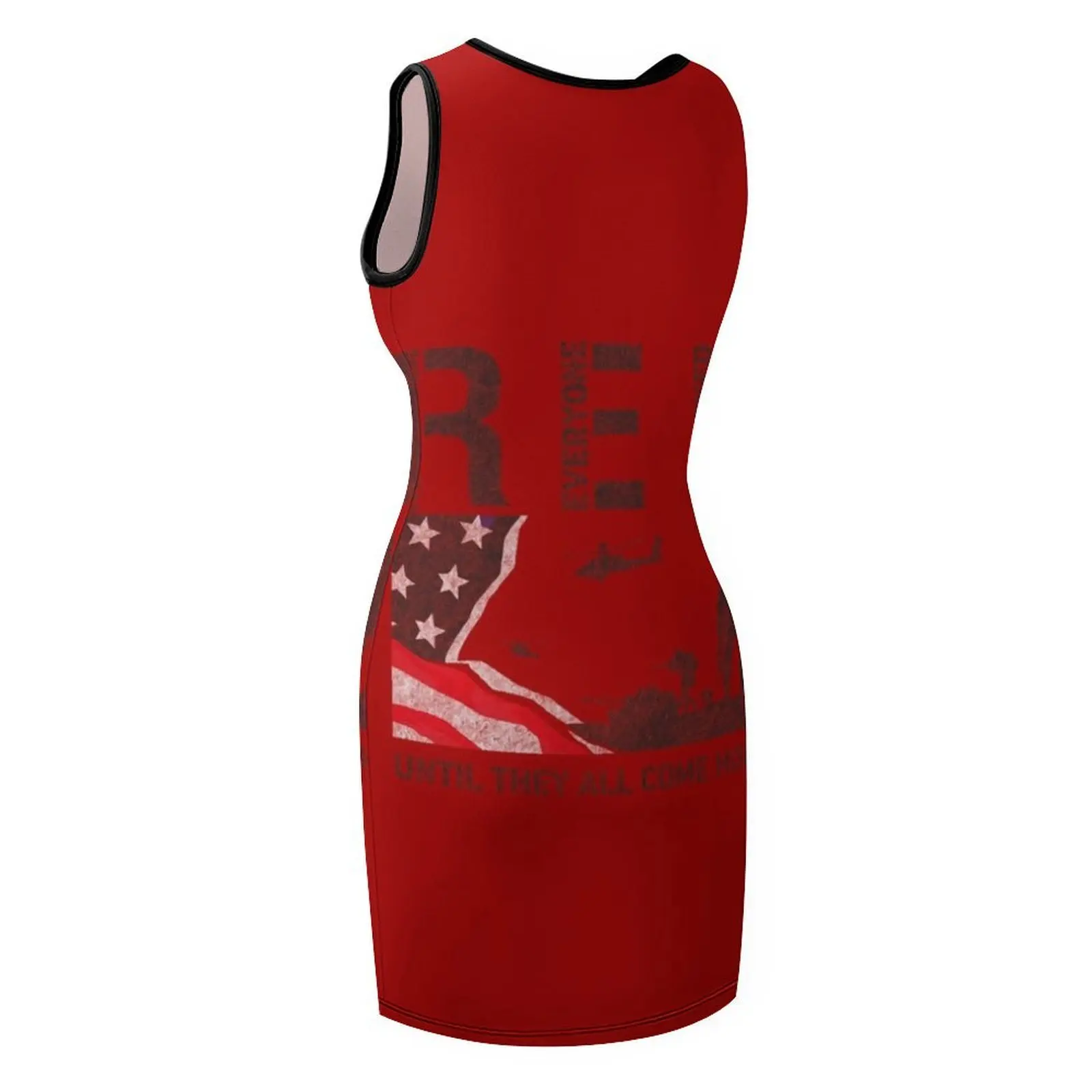 Czerwone Koszulki na Czerwony Piątek dla Weteranów Wojskowych Pamiętaj o Wszystkich Wysłanych Koszulka Prezent Sukienka Bez Rękawów Sukienki Wieczorowe