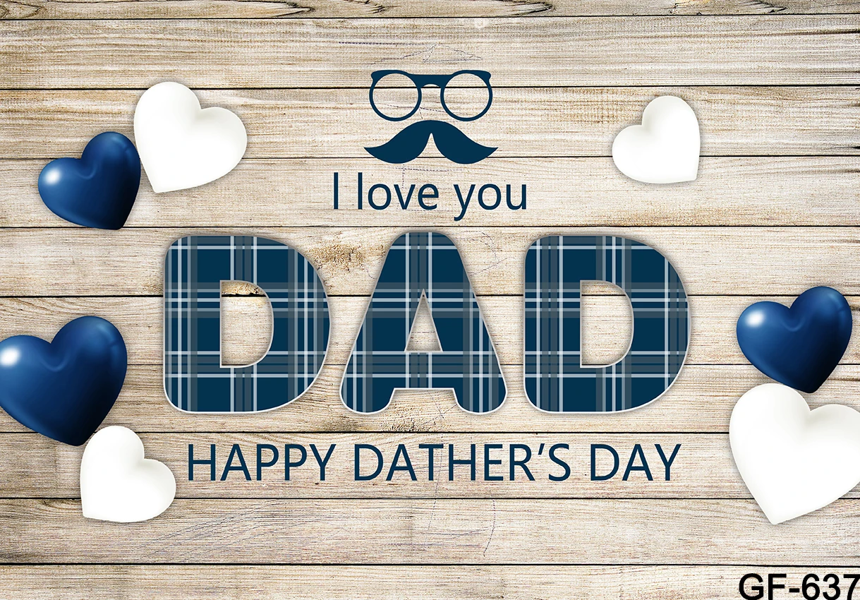 خلفية تصوير لعيد الأب السعيد أنا أحب أبي الذهب الأسود عيد الأب خلفية الديكور أفضل لافتة حفلة للأب