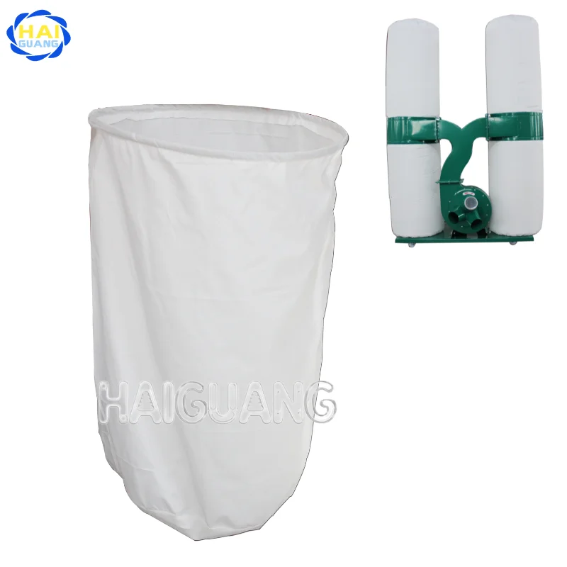 Industrial Woodworking Dust Collector Cloth Bag Pocket Built-in Steel Ring Carpentry Tools Accessories