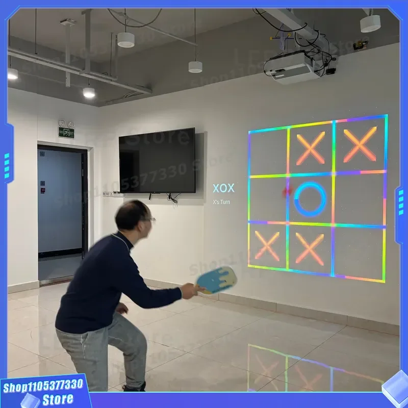 WEDIDIT FT8 Interactive Projection Sports Game for Kids and Adults Indoor Metal Entertainment System Fun Family Activity