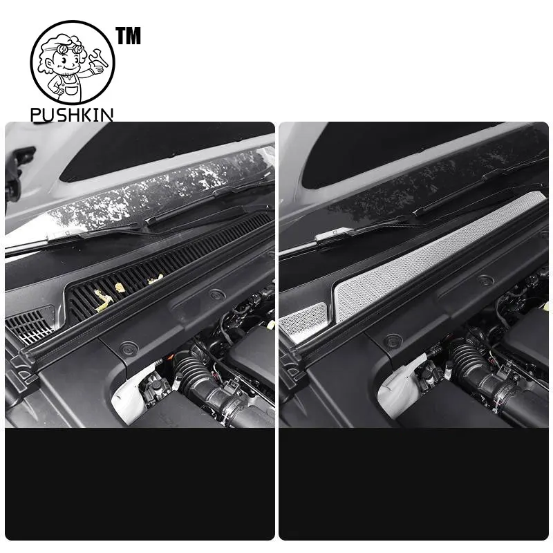 For Leapmotor C10 2024 2025 2026 Car Front Cover Dust Cover Insect Protection Cover Stainless Steel Interior Accessories