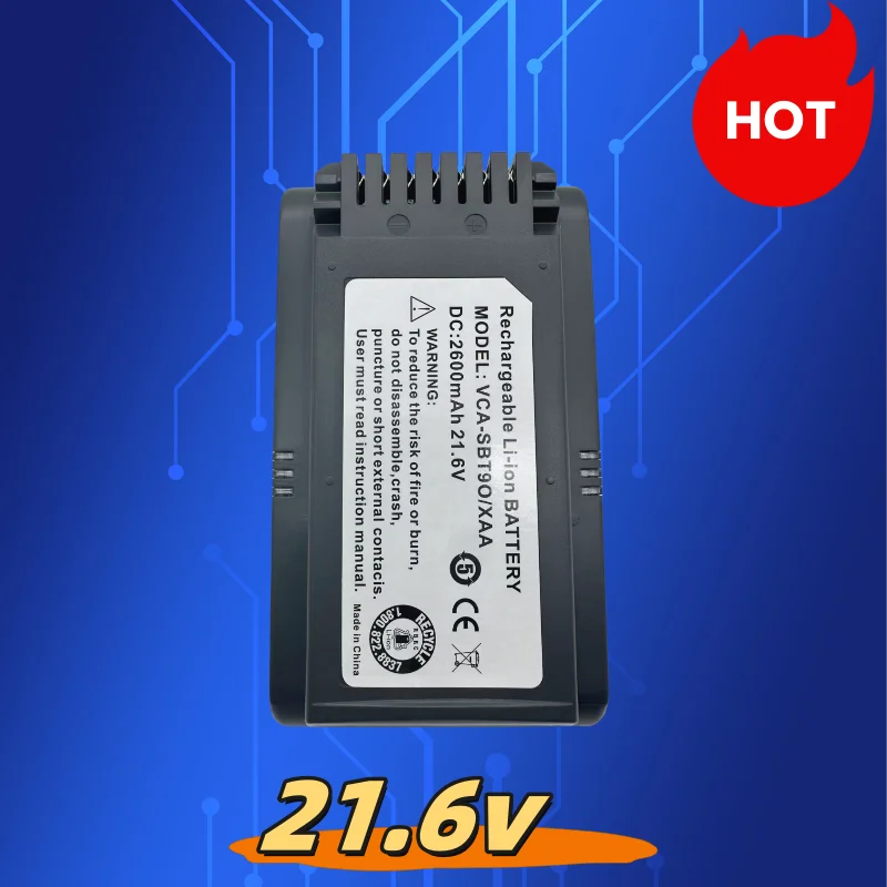 

VCA-SBTA60 Battery Compatible with Jet 60/75E Complete Vacuum, Rechargeable Li-ion Replacement Battery for Jet Vacuum Cleaner