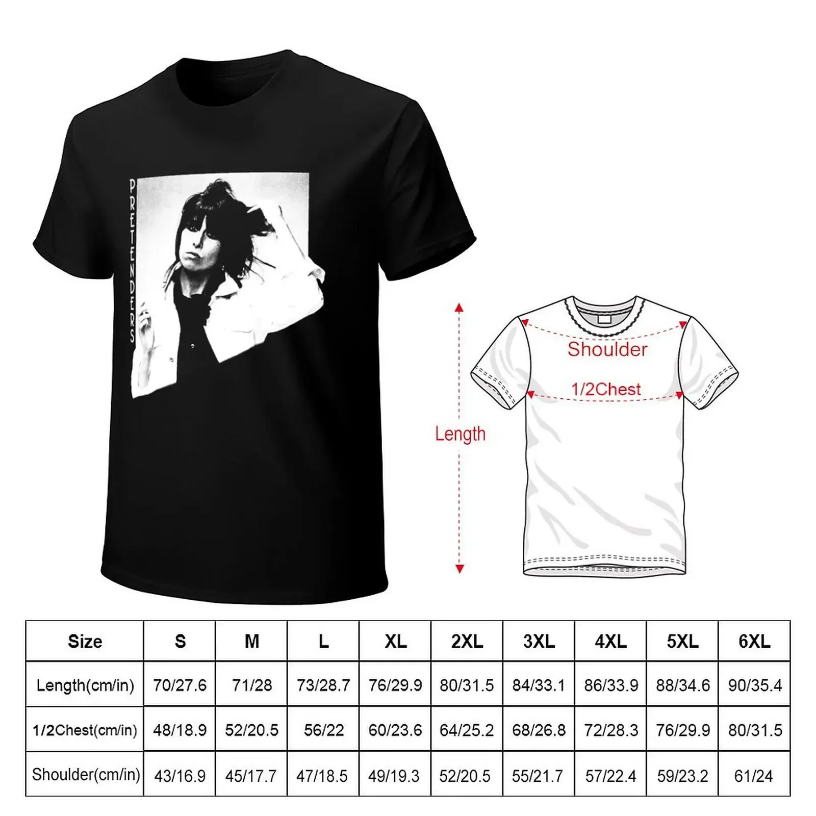 Pretenders - Retro portrait T-Shirt oversized man t shirt tops vintage t shirts mens funny t shirts