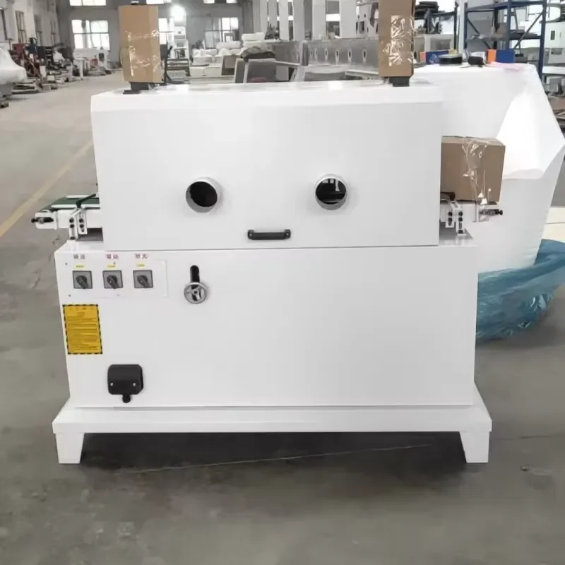 CE Certification Wear-Resistant 4.4kw Woodworking Four-Sided Sanding Machine 380V Wood Marble Metal Surface Polishing