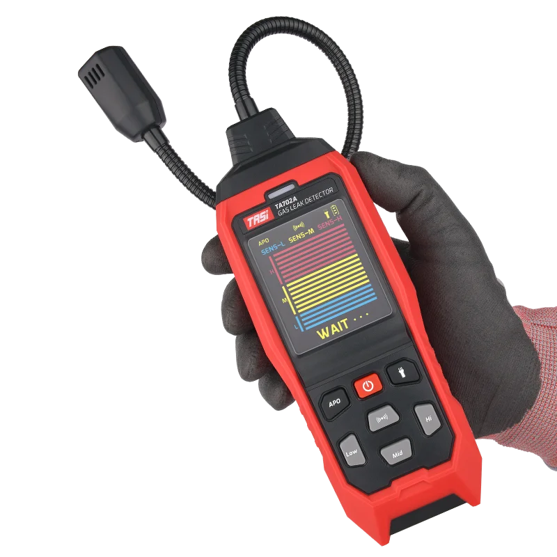 

TASI TA702A/702B Gas Leak Detector Propane CO Hexane Methane Combustible Natural Tester Gas Analyzer 9999 PPM 20% LEL