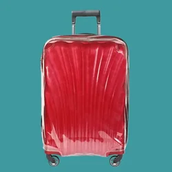 Clear Cover for Samsonite CS2 Suitcase Protector Thickness PVC Luggage Covers with Zipper Thicknesss PVC Travel Organizer