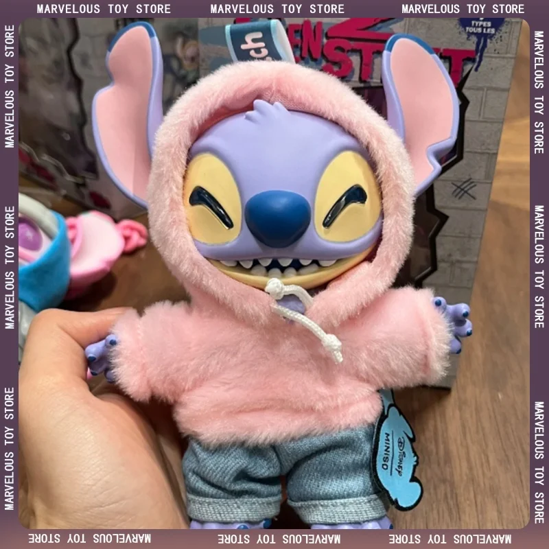

In Stock Original Stitch Gen Z Street Series Blind Box Dolls Cute Bag Pendants Trendy Toy Stitch Mystery Box Customized Gifts