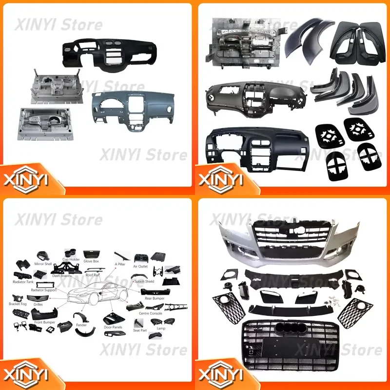 Custom Plastic Injection Molding Service for Car Accessories Auto Parts Die Casting Mold