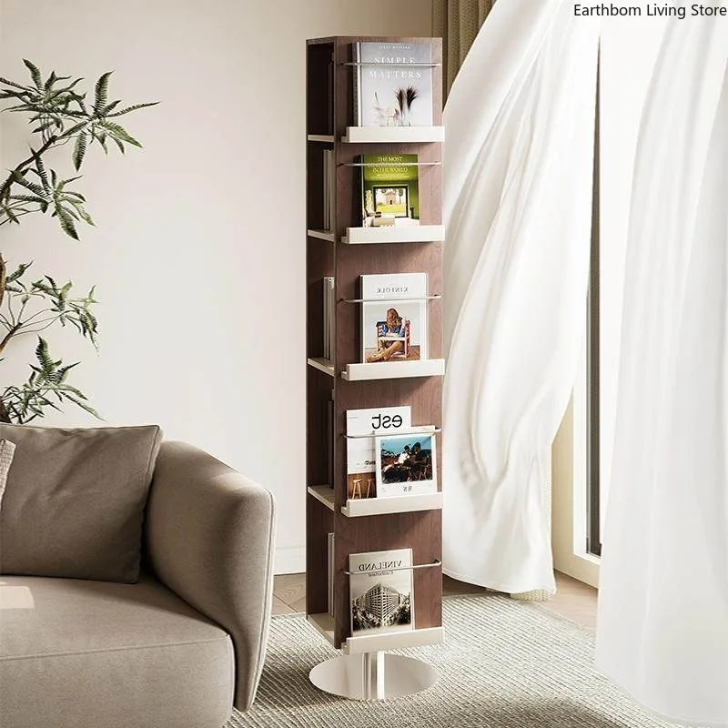 

Medieval-style Magazine Racks Rotating Full-body Dressing Magazine Racks Integrated Single Office Furniture Das Magazin ZY40ZZJ