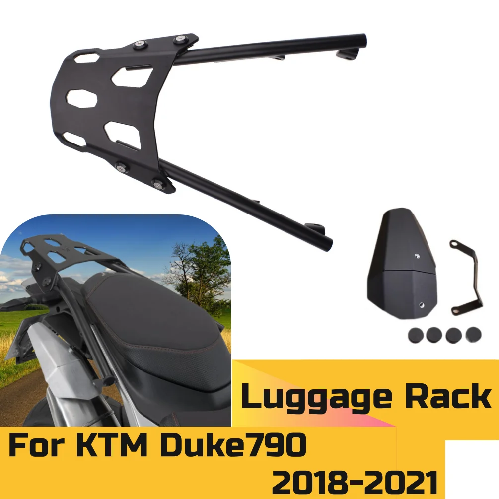 

For Duke 790 Rear Luggage Rack For KTM Duke790 2018-2021 2020 Motorcycle Carrier Tail Storage Support Shelf Holder Accessories