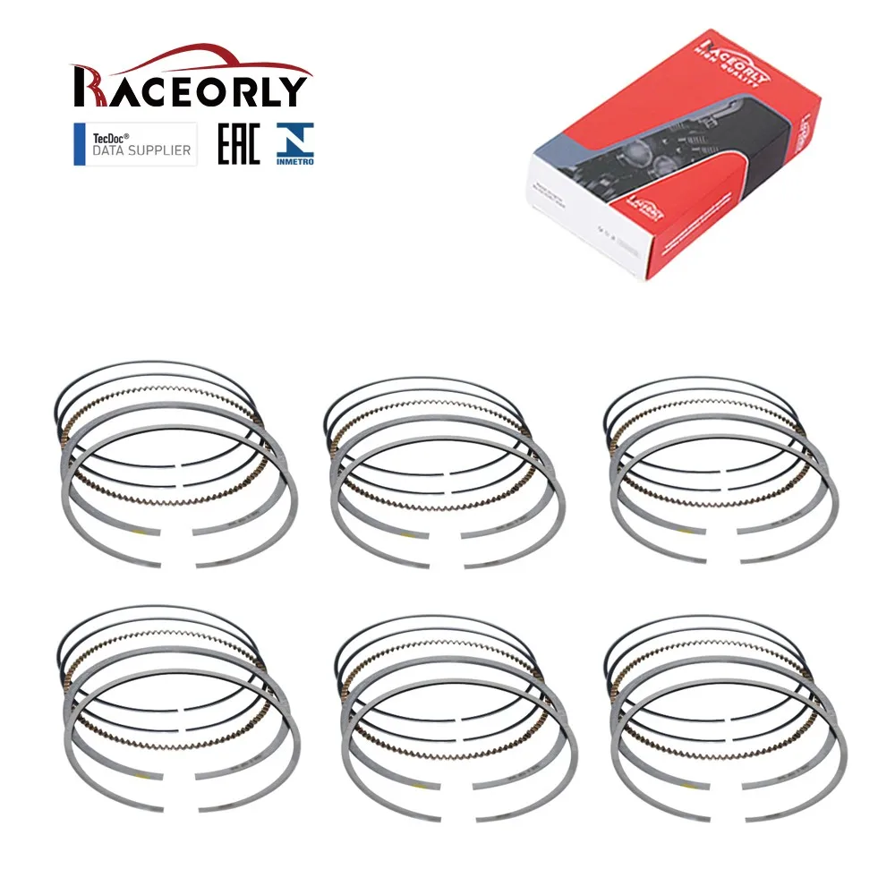RACEORLY 6x STD Piston Rings for VW CC Touareg Phaeton Audi Q7 BHK 03H198151B