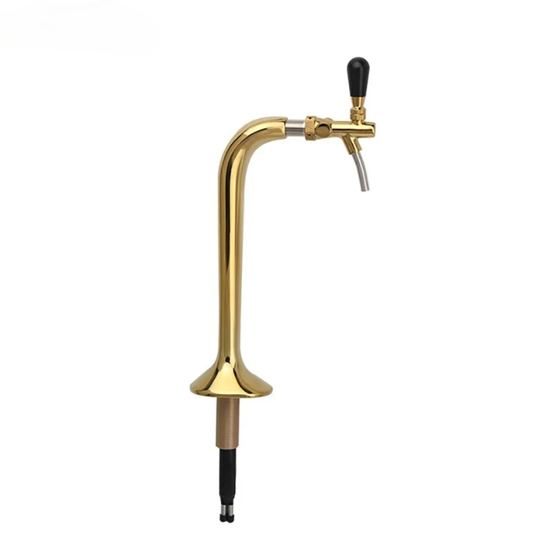 Faucet Snake beer tower with one brass beer tap, for European