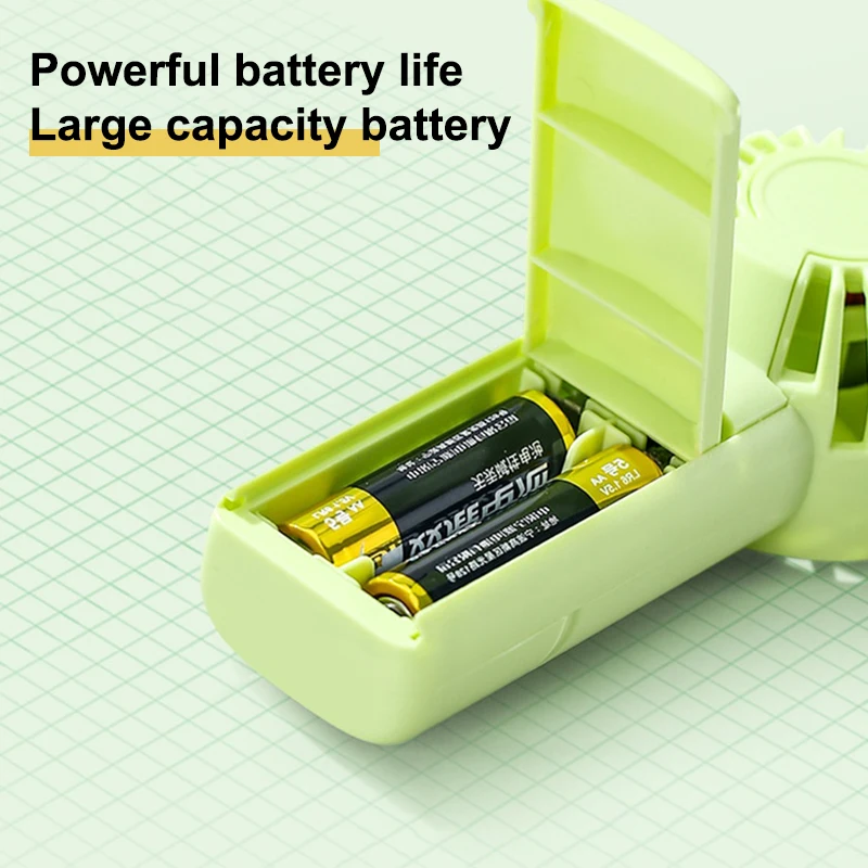 Cute Fan Convenient Creative Small Fan Pocket Hand-held Fan Lightweight Adjustable Portable Handheld Mini Fan Air Coolers