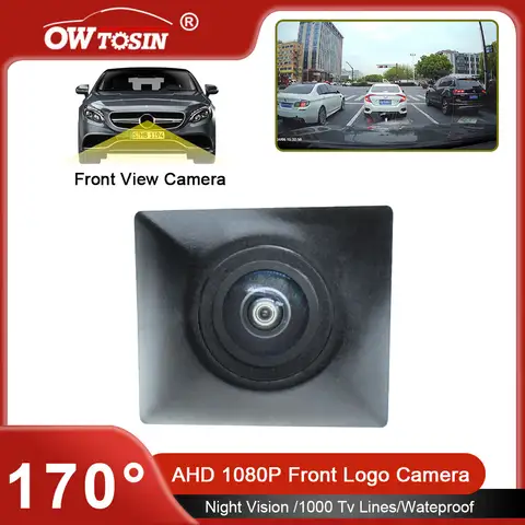 For Mercedes Benz E Class W212 S212 2010 2011 2012 2013 2014 2015 Vehicle Logo Front View Camera AHD 1080P 170° Car Front Camera