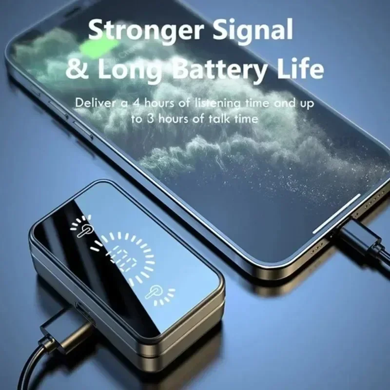 

For Samsung Galaxy Note 20 S10 S20 Ultra Huawei Xiaomi TWS Mic Stereo Bass Wirless Earphones Headphone Sports Earbuds