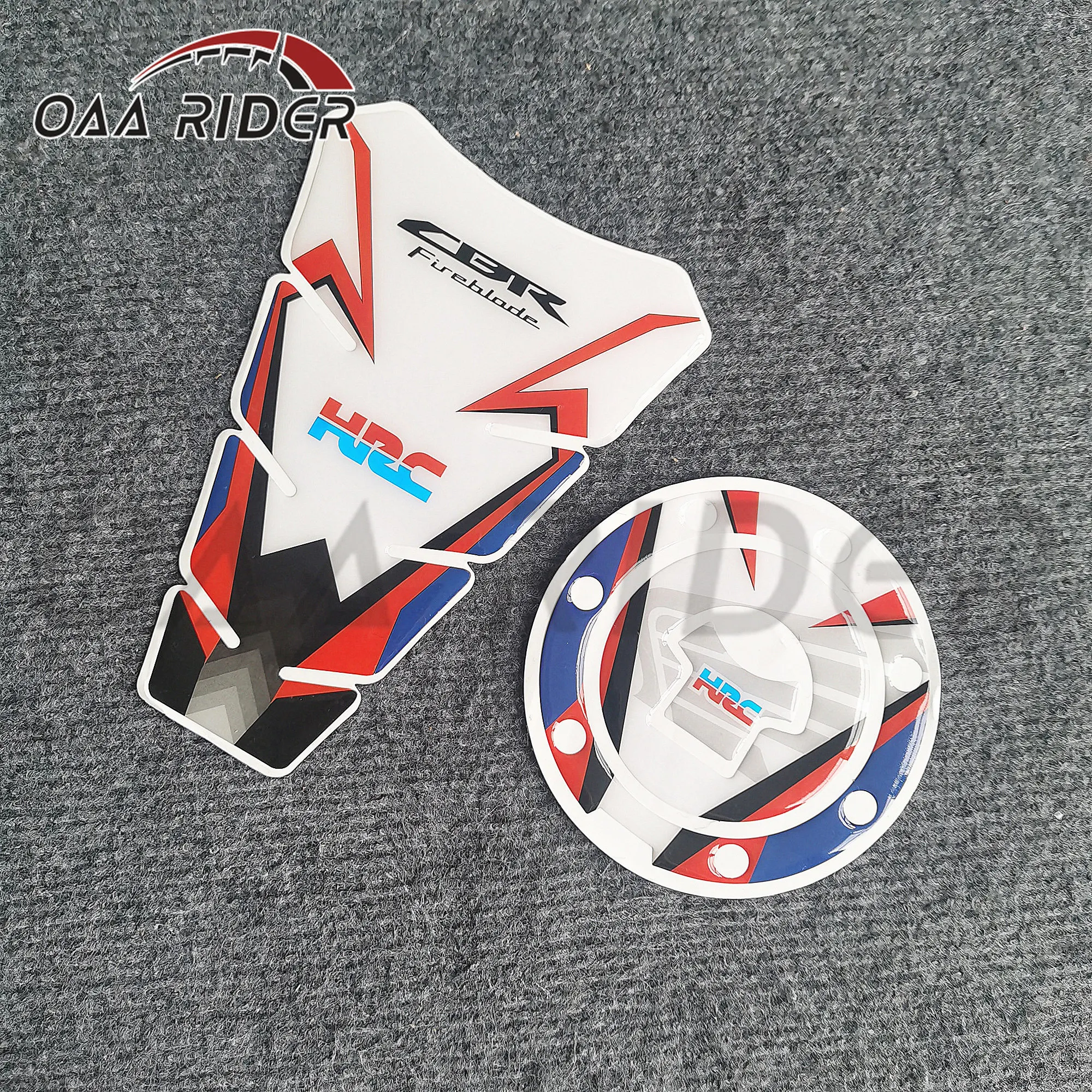 For Honda CBR600RR CBR1000RR REPSOL CBR900 CBR929 CBR954 CBR250 3D Motorcycle Fuel Tank Cap Cover Sticker Decal Protector Pad