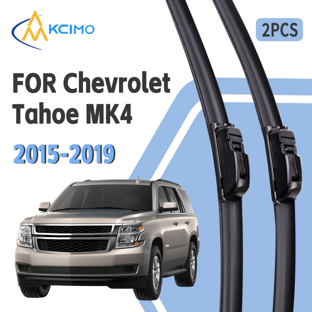 

For Chevrolet Tahoe MK4 2015-2019 U Type Wiper Blades Soft Rubber High Clear Easy Installation All Seasons Car Windshield