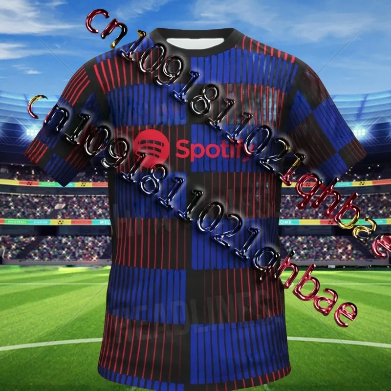 2024 New Summer Arriavl Pre-Match Shirt Training Uniform Home/Away Kit Football T-shirt For Adult/Kids