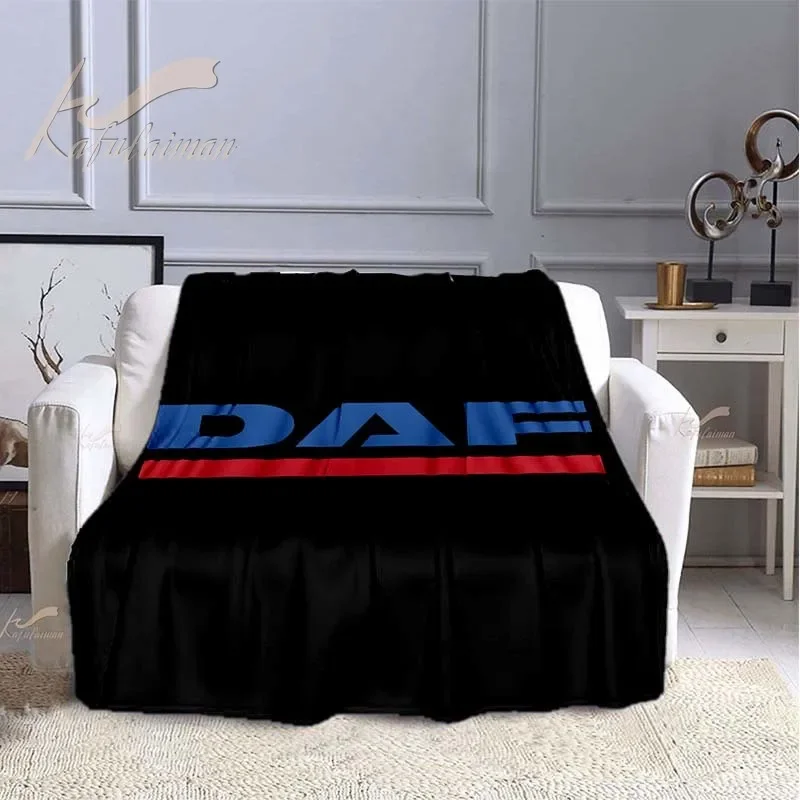 DAF Throw Blanket Truck Super Soft For Auto parts Modern Cartoon Blanket Bedspread Throw Travel Dropship