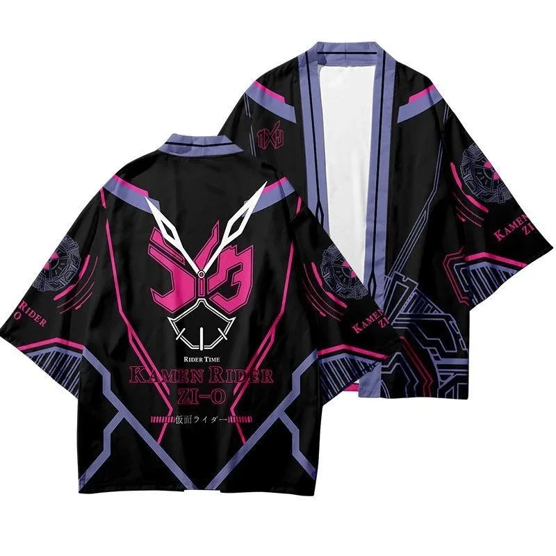 

Kamen Rider Ark-One Printing Japan Kimono Haori Yukata Cosplay Women Men Fashion Summer Tops Casual Cool Short Sleeve Streetwear